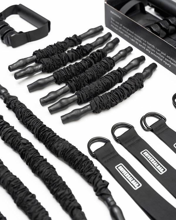 THE UNIVERSAL BAR Portable Home Gym Resistance Band and Bar